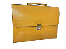 Jelen 1107382 Cuir jaune Caviar Briefcase Serviette porte documents Mallette Briefcase unisexe price