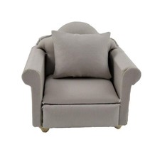 Maison de Poupées Gris Traditionnel Fauteuil & Coussin Miniature Meuble de Salon Coussin / Meubles Pillow price