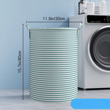 Foldable Minimalist Striped Laundry Basket Multi Use Collapsible Storage Organiz Laundry Basket price