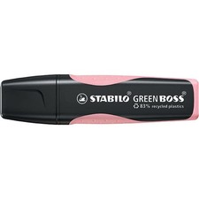 STABILO Green Boss Pastel Environmentally Friendly Highlighter Pen Rose Blush ro Highlighter stylo price