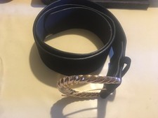 Belle ceinture femme cuir et daim grande boucle 105cm Ceinture femme price