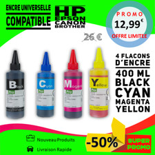 Kit de recharge 400ml pour CARTOUCHES D'IMPRIMANTE Couleur Noir + Cyan + Magenta Cartouche recharge produits price