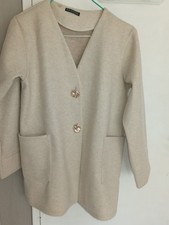 manteau  mi-long femme beige clair style classique Long manteau price