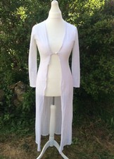 Manteau léger blanc en dentelle, taille 40 Long manteau price