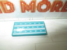 Lego - 1x Tile Plate 2x4 Bedspread White Stripes Shapes Pattern 87079pb0641 Bedspread price