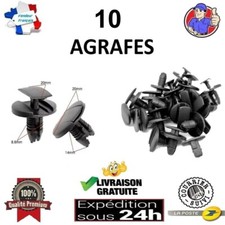 10  Agrafe, Rivet de Fixation PEUGEOT/CITROEN/RENAULT Clips Pare-Boue Pare-choc Staple Wire price