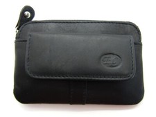 Petit Unisexe Véritable Cuir Porte-Monnaie Carte Support Clé Chaîne Carte support unisexe price