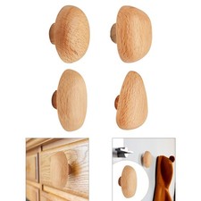 Porte-manteau Mural En Bois, Porte-peignoir, Bouton D'armoire En Bois Moderne, Peignoir Hanger price