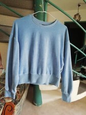 Sweat-shirt Velours Bleu Taille S "16ANS"Marque Kiabi Fille Occasion Sweat-shirt fille price