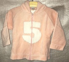 SWEAT SHIRT - VESTE À CAPUCHE -  FILLE ROSE AVEC CHIFFRE - TAILLE 12 MOIS Sweat-shirt fille price
