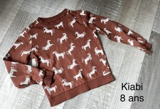 KIABI 8 Ans Fille : Sweat MARRON MOTIF LICORNE Sweat-shirt fille price