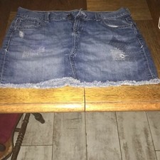 Old Navy denim mini skirt sz 6 Jean / Denim Skirt price
