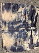 Mini Jean Skirt Size S Theoomfx Jhs Jns Jean / Denim Skirt price
