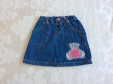 Jupe jean bleu denim M&S 3-4 ans très bon état Jean / Denim Skirt price