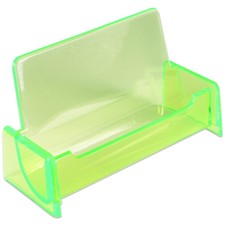 1pc HQ Acrylique Plastique Business Nom Carte Support Écran (Vert Transparent) Business carte support price