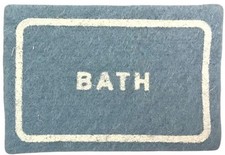 Maison de Poupées Tapis de Bain Bleu Miniatures Accessoire Salle de Bain 1:12 Salle de bain Rug price