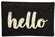 Tapis De Bain Noir Miniature Accessoire De Salle De Bain 1:12 Échelle Salle de bain Rug price