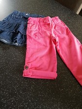 JUPE EN JEAN BAMBINI + PANTALON/SHORT NEXT ÂGE 2-3 Skirt fille price