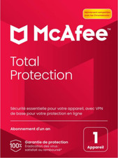 McAfee Total Protection 1 PC 1 an Antivirus logiciels price