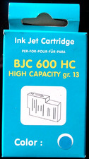 INK JET CARTRIDGE : BJC 600 HC - CARTOUCHE D'ENCRE CIAN (Bleu) Cartridges price