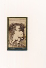 CDV bébé assis dans un fauteuil avec cloche bell Direction Dessendier Roanne Executive chaise price