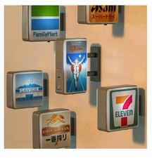 3d Magnet Magnetic Fridge Stickers Light Signs Convenience Store Konbini Tokyo Fridge Sticker price