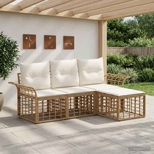 Ensemble de canapés d'extérieur Polyester canapé d'angle meubles salon vidaXL vi Angle canapé / Ensemble price