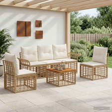 Ensemble de canapés d'extérieur Polyester Canapé jardin canapé d'angle vidaXL vi Angle canapé / Ensemble price