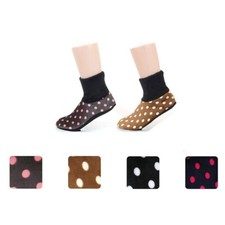 Women's Winter Crew Socks Slipper Socks Beoseon Korean 3 pairs Dot Velvet Slipper chaussettes femme price