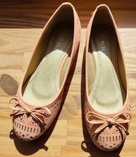 ballerines corail ajourées dorées - noeud femme - pointure taille 36 Ballet ballerines price