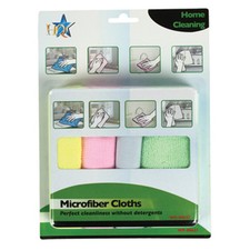 Lot de 4 Chiffons Microfibre Nettoyage cuisine salle de bain meubles miroir inox Salle de bain miroir price
