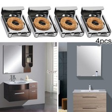 Kit de fixation murale en verre pour miroir de salle de bain sans cadre sans cad Salle de bain miroir price