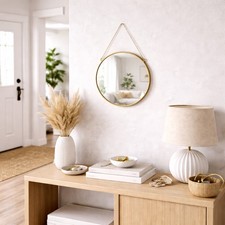 Miroir mural miroir suspendu miroir décoratif miroir de salle de bain chaîne ... Salle de bain miroir price
