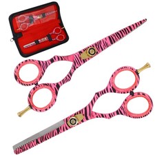 Ciseaux de coiffeur professionnels zèbre rose, ensemble de Salon de coiffure ... Déco chambre et Lounge ensemble price