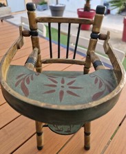 Chaise haute en bois pour poupée ancienne Haut chaise price
