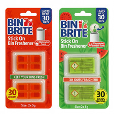 Désodorisant Poubelle Bin Brite Stick On Anti-Odeur 30 Jours Cuisine Lot 2x5g Bureau poubelle Bin price