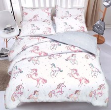 Ensemble housse de couette et taie d'oreiller licorne Pieridae double Textile de chambre & ensemble trousseau price