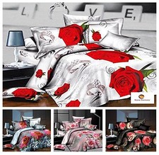 Ensemble complet literie effet 3D 1 housse de couette 2 taies d'oreiller et 1 drap housse Textile de chambre & ensemble trousseau price