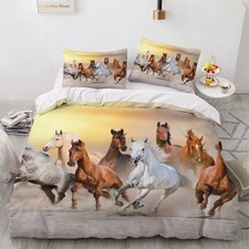Duvet Cover Set Single Horse Herd 3D Printed Quilt Cover Microfiber Bedding Set Textile de chambre & ensemble trousseau price