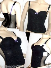 Bustier brodé bonnet ampliforme noeud en satin Taille 90B/95B Bustier price