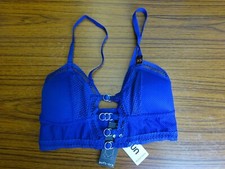 Bustier sans armature mousse amovible bleu dentelle maintien léger UNDIZ XS Neuf Bustier price