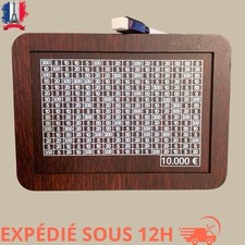 Tirelire en Bois Réutilisable Objectif Atteindre Adultes Enfants Utile 10000 € Tirelire price