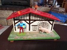 Ancienne tirelire forme chalet Ferme en bois Décoration Tirelire price