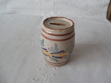 ANCIENNE TIRELIRE EN FORME DE TONNEAU Tirelire price