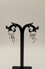 🪼BOUCLES D'OREILLES MEDUSE ! NEUF ! Argent boucles d'oreilles price