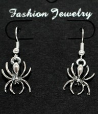 Boucles d'oreilles araignées argenté - dormeuses plaqué argent pendentifs métal Argent boucles d'oreilles price