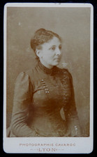 Photo ancienne CDV Portrait d'une femme en corset serré (Cavaroc LYON) Corset femme price