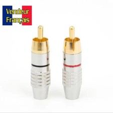 Connecteur RCA Mâle, Audio ou Vidéo, Pour Câble Coaxial, Sans Soudure,  2 Pièces Vidéo câble price