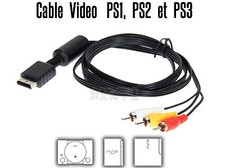 Cable video Playstation, cordon peritel RCA, PS One ,PS1, PS2, PS3 Vidéo câble price