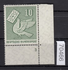 Ensemble 1956, Mich.-Nr.: 247 ** FN 3 Équerre Forme Numéro Ensemble équerre price